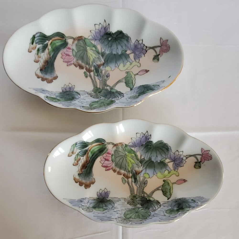 THREE RICE BOWLS AND TRAY - Picture 9 of 13